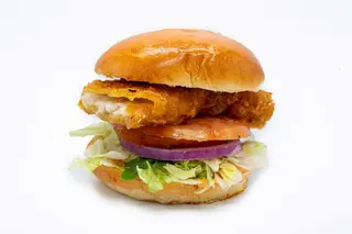 Hamburguesa Pescado Crujiente