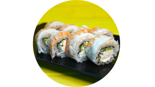 Philadelphia z krewetkami