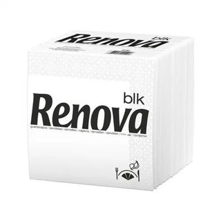 Servilleta 2 Capas 23X23 Blanca Renova Pack 90