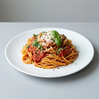 Spaghetti Arabiata Spicy