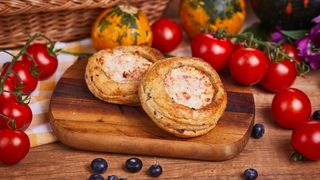 Heljdino pecivo sa šunkom i sirom