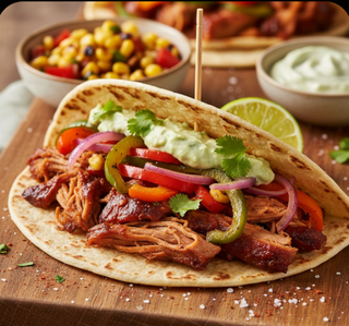 Fajita De Pulled Pork 1 Ud.