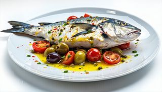 Orata in padella alla Mediterranea