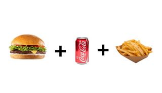 Menú hamburguesa de ternera