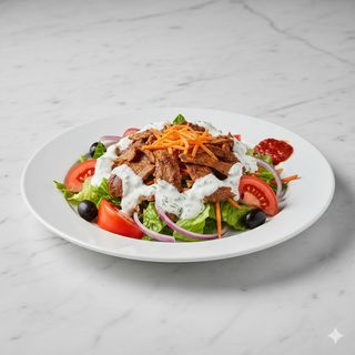Ensalada Turca Con Carne