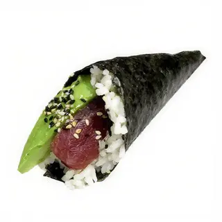 48 Temaki De Atún Con Aguacate