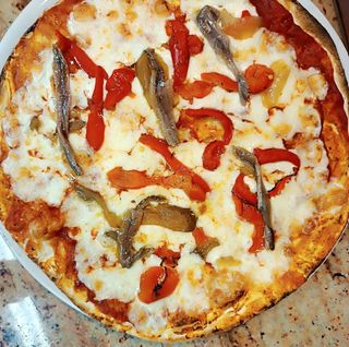 Pizze groumet la tarantella (33 cm.)