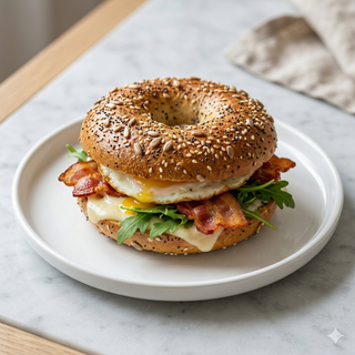 Bagel De Bacon
