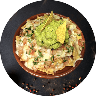 Nachos guacamole 1/2