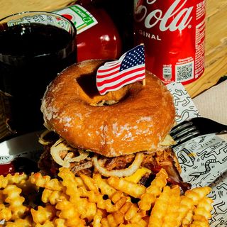 HOMER'S DONUT BURGER