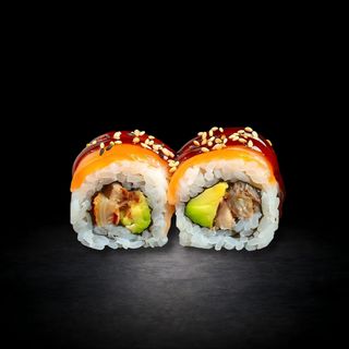 92. Uramaki D'Anguila Amb Alvocat I Salsa D'Anguila (8 Uds.)
