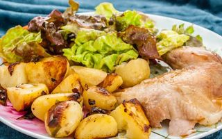 salade de pomme de terre poulet