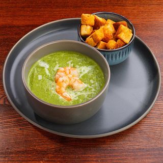 Supă cremă de broccoli și spanac 