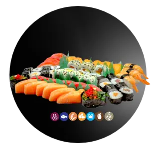 B10. Bandeja Sushi 10 (50 Uds.)