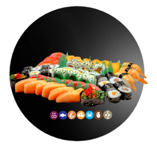 B10. Bandeja Sushi 10 (50 Uds.)