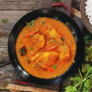 Pescado curry