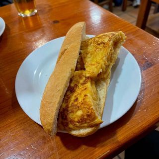 Bocadillo de tortilla de patatas