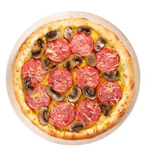 Пепперони с грибами