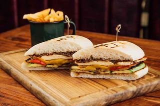 Grill Halloumi & Vegetable Sandwich