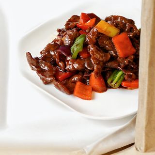 Ternera Con Salsa De Ostras