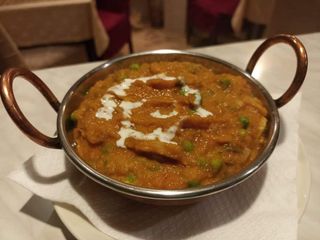 Mushroom matar masala
