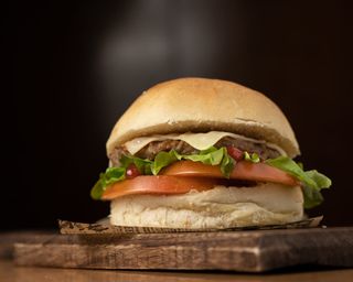 Hambúrguer original em pão