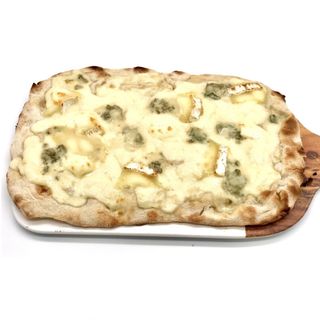 PINSA 4 QUESOS (V) (sin tomate) 