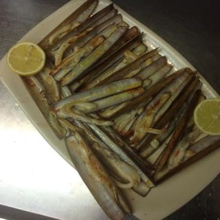 Navajas a la plancha