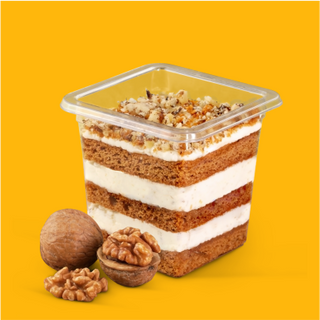 Десерт "Медовик с орехами" в стаканчике (0,095 кг.)