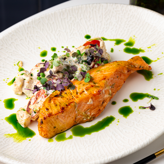 Стейк из лосося 