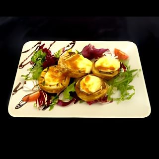 Ciuperci la gratar umplute cu cascaval 150 gr