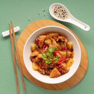 Курка в апельсиновому соусі