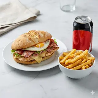 Campero De Bacon Y Huevo