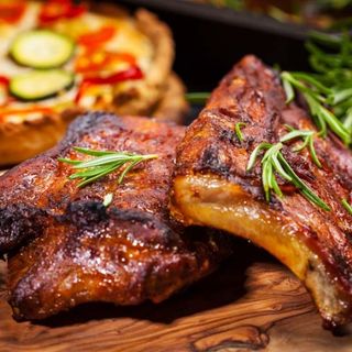 Ребра на пещ с медена глазура (650г)