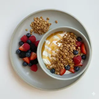 Greek yogurt parfait