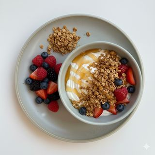 Greek yogurt parfait
