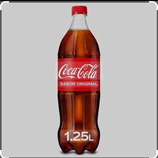 Botella de Coca Cola Zero (1,25 L)