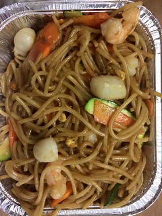 21 Spaghetti saltati con pesce