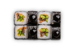 Ролл с угрем и огурцом (180 гр.)