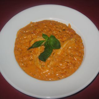 Risotto Con Pollo E Pesto Rosso