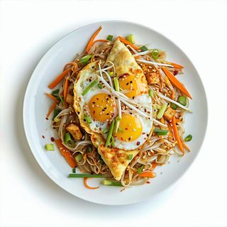 Pad thai omelette