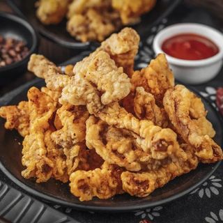 Pancetta fritta con spezie piccante