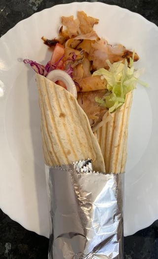 Menú kebab rollo