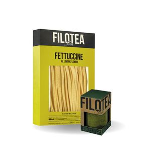 Fettuccine al limone con pesto alla Genovese