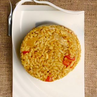 Riz aux Poivrons Rouges