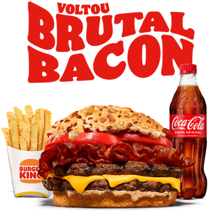 Menu Double Brutal Bacon Grande