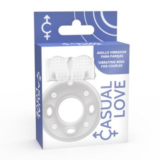 Anillo Vibrador Para Parejas Casual Love Transparente