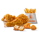 3 piezas + 1 patatas + 3 nuggets