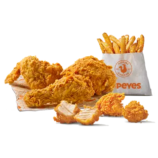 3 piezas + 1 patatas + 3 nuggets