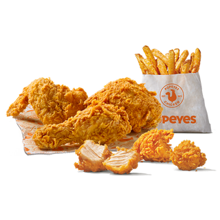 3 piezas + 1 patatas + 3 nuggets